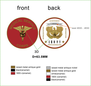 Limited Edition Regimental WO Coin "MED"